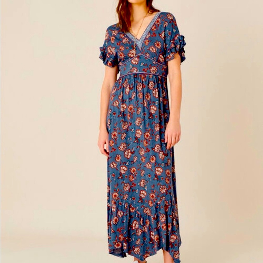 Monsoon jersey floral dress